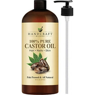 All Natural Pure Castor Oil for Hair Growth & Joint Pain Relief (16oz)