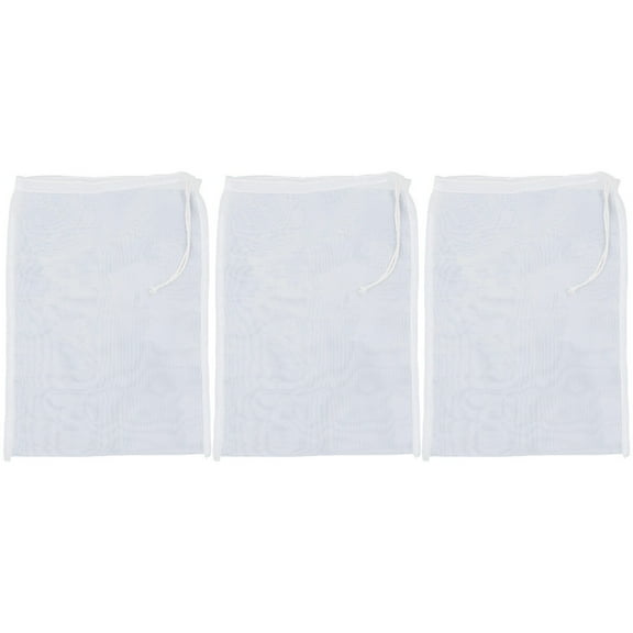 Raindrops 3Pcs Juicer Filter Bag Reusable Nylon 20x30cm 80 Mesh