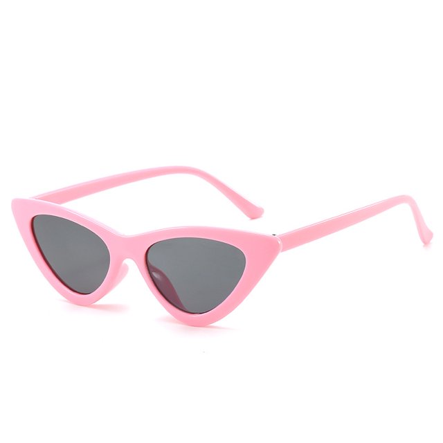 sombras gafas de sol para las mujeres gafas de moda gafas con estilo retro hip-hop pequeño ojo de gato clásico triángulo gafas fresco