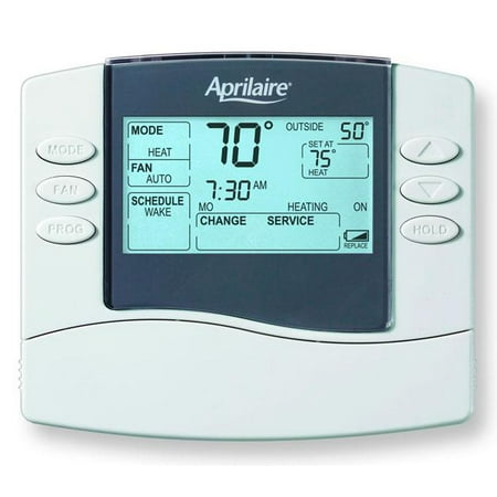 Aprilaire 8463 Thermostat, Programmable Dual Powered Thermostat -