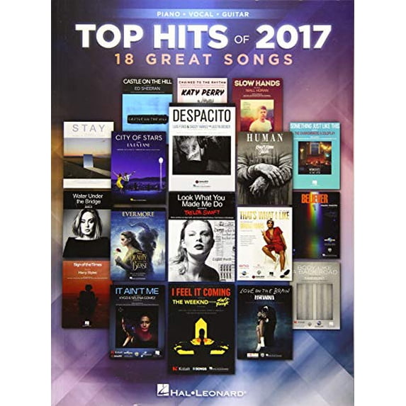 Pre-Owned Top Hits of 2017: 18 Great Songs (Paperback) 1540003051 9781540003058