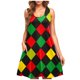 thumbnail image 1 of Vestido Casual de las Mujeres sin Mangas en Gradiente Cuello de Tripulación, Vestido Ligero de Primavera Y Verano de Poliéster, 1 of 6