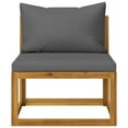 thumbnail image 5 of vidaXL 10 Piece Garden Lounge Set with Cushion Solid Acacia Wood, 5 of 5