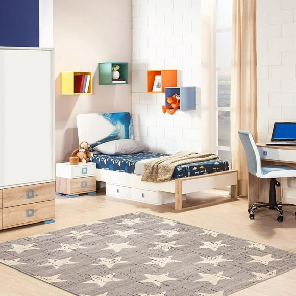 ECARPET Kids Room, Nursery, Playroom, Bedroom Area Rug, Angel Collection