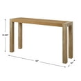thumbnail image 3 of Uttermost Bentley Grasscloth Console Table in Oak, 3 of 6