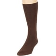 thumbnail image 6 of 7BIGSTARS KINGDOM Men's Seamless Bamboo Big and Tall Dress Socks - 4 Pack - Breathable Casual Soft Crew Business Solid - Sock Size 13-15 Shoe 12-15 XL Brown, 6 of 10