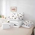 thumbnail image 6 of Homewish Boys Girls Stars Print Twin Bedding Sets 7-Piece,Animal Leopard Print Bedding Comforter Set Microfiber,Cartoon Cheetah Print Breathable Sheet Sets,Breathable Home Decor,Reversible, 6 of 8