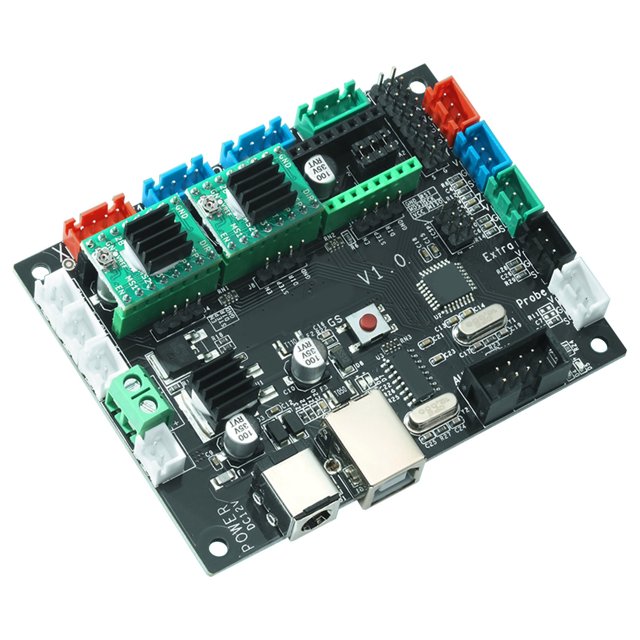 Placa De Control Del Cortador Láser, Placa Base Del Grabador Láser Amplia Compatibilidad Procesador AVR De 8 Bits DC 12V 5A Para Reemplazo ANGGREK Laser Engraver Control Module