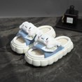 thumbnail image 4 of Sanrio Linen Slippers Female Yugui Dog Four Seasons Floor Breathable Thickened Bottom Home Indoor Summer Home Cartoon, 4 of 7