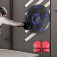 thumbnail image 1 of Machine de Boxe Électronique Cible de Boxe Musicale avec Lumière Coussin de Frappe Mural Réglable Entraîneur de Boxe pour Agilité Maison Noir, 1 of 8