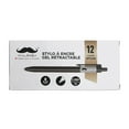 thumbnail image 5 of Moustache® Retractable Gel Pens, 0.5mm Point, Black Ink, 12 Count, 5 of 5