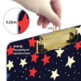 thumbnail image 6 of FORMRS Acrylic Clipboard with Low Profile Clip Standard A4 Letter Size, 12.5" x 9", Red Starry Pattern, 6 of 8