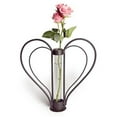 thumbnail image 1 of vase à Fleurs en Forme de Coeur en Fer, 1 of 1