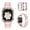 Pink, variant on Antank Compatible with Apple Watch Band 38mm with Case Women, Jewelry Replacement Metal Wristband Strap with 2 Pack Bling PC Protective Cover for iWatch Series 3 2 1