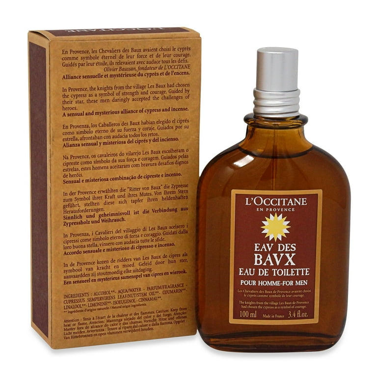 Eau des Baux by L'Occitane for Men - 3.4 oz EDT Spray