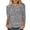 Y057#Silver, variant on Ichuanyi Sequin Tops for Women Sparkly 3/4 Sleeve Crewneck Shiny Shirts Lightweight Glitter Tunic Party Night Top
