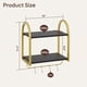 thumbnail image 2 of Estantes de Pared Flotantes para Cocina, Rústicos de Madera con Soporte Fuerte Pinmoco 6H-BLK, 2 of 7