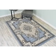 thumbnail image 6 of Glamour Thick Plush Oriental Area Rug Traditional Carpet Floral Medallion Design-206 (2'6"x7'9" Runner,Sand), 6 of 10