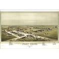 thumbnail image 2 of 24"x36" Gallery Poster, map of Fort Reno, Oklahoma Territory 1891, 2 of 3