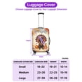 thumbnail image 5 of Happy Thanksgiving Pitbull Turkey Costume Pumpkins Autumn Leaves Travel Luggage Cover Terrier Dog Lover Suitcase Dust Protective Decor - 13014, 5 of 5