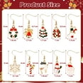thumbnail image 2 of Naler Christmas Drop Dangle Earrings Jewelry Set for Xmas Women, 10 Pairs, Alloy, 2 of 6