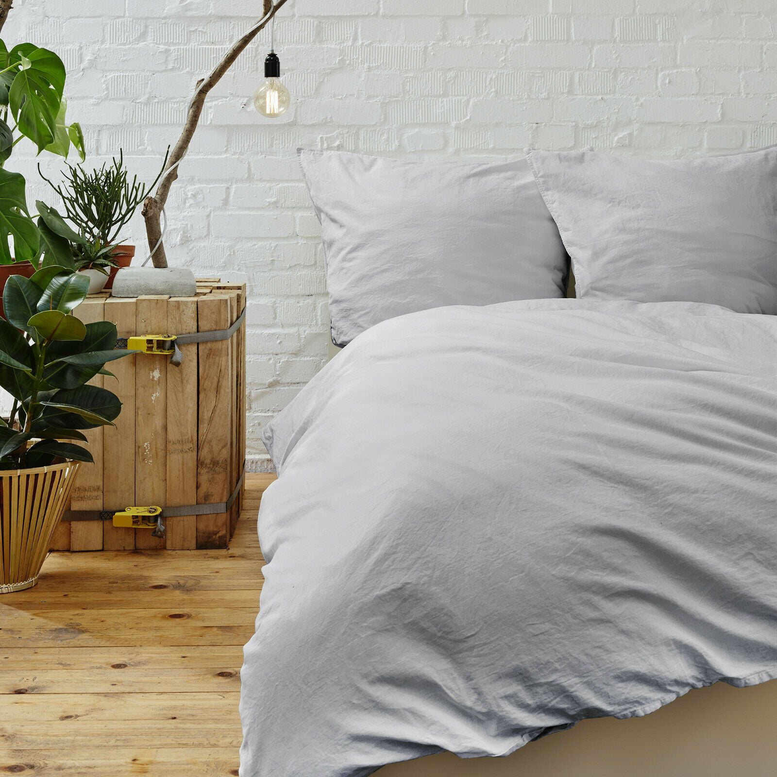 Duvet Cover Set with Shams 1800 Count Feel 3 Piece Super Soft Bamboo for Comforter