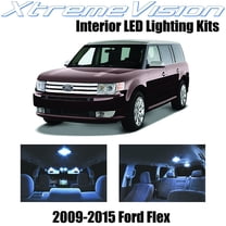 XtremeVision Interior LED for Ford Flex 2009-2015 8 pcs Cool White Interior LED Kit   Installation Tool