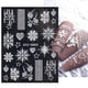 thumbnail image 4 of 8 Pegatinas para decoración de uñas con copos de nieve, calcomanías para puntas de uñas con tema navideño 3d, Navidad, 4 of 5