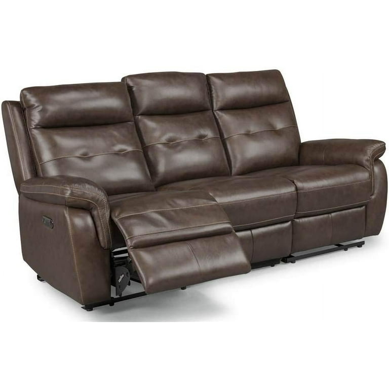 Home styles by flexsteel lux leather power motion reclining sofa & recliner deals