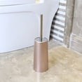 thumbnail image 3 of Escobilla y Soporte para Inodoro de Acero Inoxidable - Juego de Escobillas Limpiadoras para Cuarto de BañO Inodoro (Oro Rosa), 3 of 5