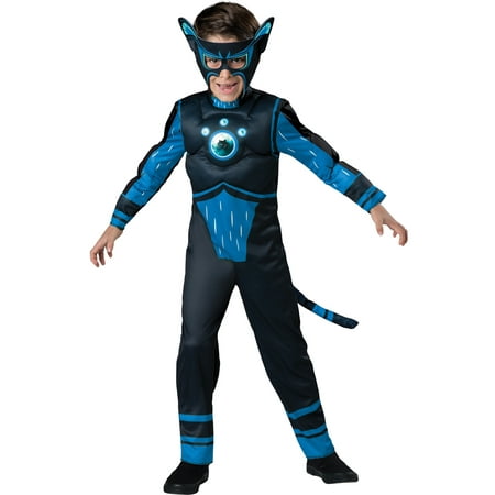 Wild Kratts Blue Panther Creature Costume Muscle Chest Boys Child Costume