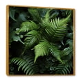 thumbnail image 2 of Designart "Forest Of Emerald Green Ferns" Plants Floater Framed Wall Art Prints, 2 of 5
