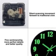 thumbnail image 3 of Reloj de pared luminoso de 12 pulgadas, reloj silencioso, reloj creativo luminoso de plástico, 3 of 5