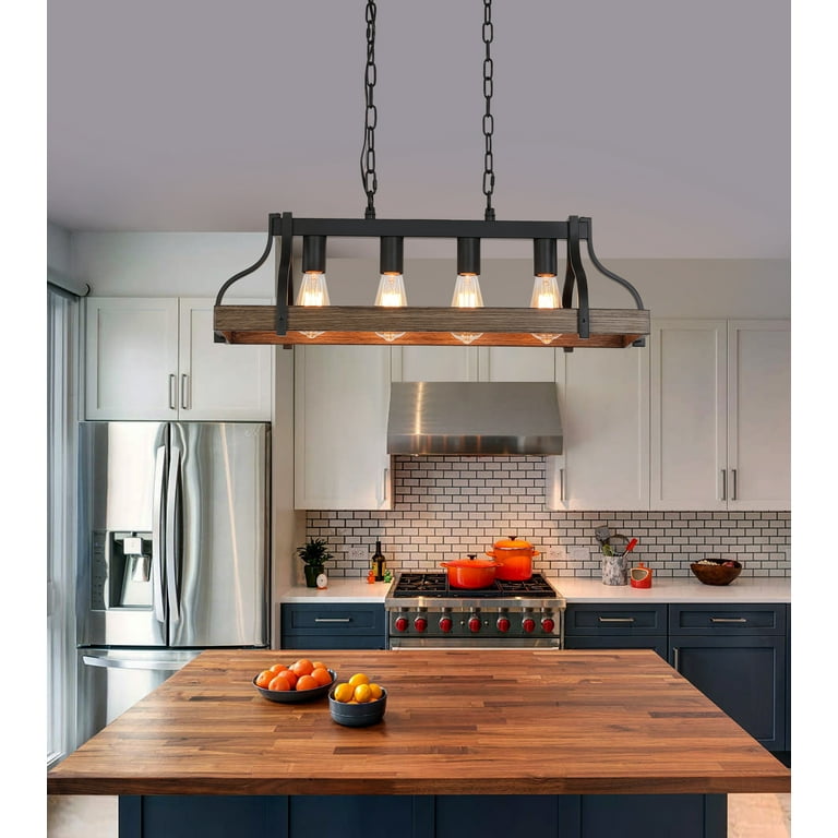 Kitchen Island with Pot Racks