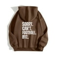thumbnail image 4 of WEAIXIMIUNG Robe Sweat à Manches Courtes pour Femmes, Décontractée, Imprimé Graphique, Légère, Hoodie, Manches Longues, Pull de Football, Blouse, 4 of 4