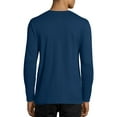 thumbnail image 5 of Hanes Men's and Big Men's Nano-T Long Sleeve Tee, Up To Size 3XL, 5 of 5