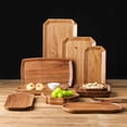 thumbnail image 4 of Wood Tray For Serving,Dessert Tray For Tea Wine,Wooden Organizer Tray For Home-N, 4 of 5