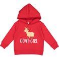 thumbnail image 2 of Inktastic Goat Girl Farm Animal Toddler Hoodie, 2 of 4