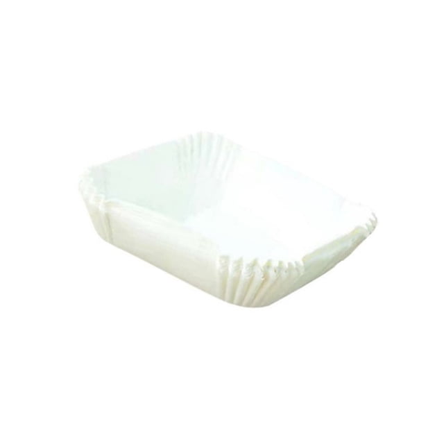 Yuarrent Bandejas de cocina Airfryer de 100 Uds., revestimientos de papel de un solo uso, accesorios de cocina cuadrados, restaurante doméstico, horneado Herramientas y accesorios para hornear Blanco Yuarrent HA067782-02
