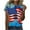 Multicolor, variant on Uaswgudfs ​Women's Patriotic US Flag & Fireworks Graphic T-Shirt for Independence Day - 4th of July Casual Tops & Shirts Multicolor L