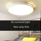 thumbnail image 4 of Lámpara de techo LED redonda simple para dormitorio, sala de estar, luz atmosférica, lámpara de techo, lámparas de pasillo de tres pruebas, 4 of 5