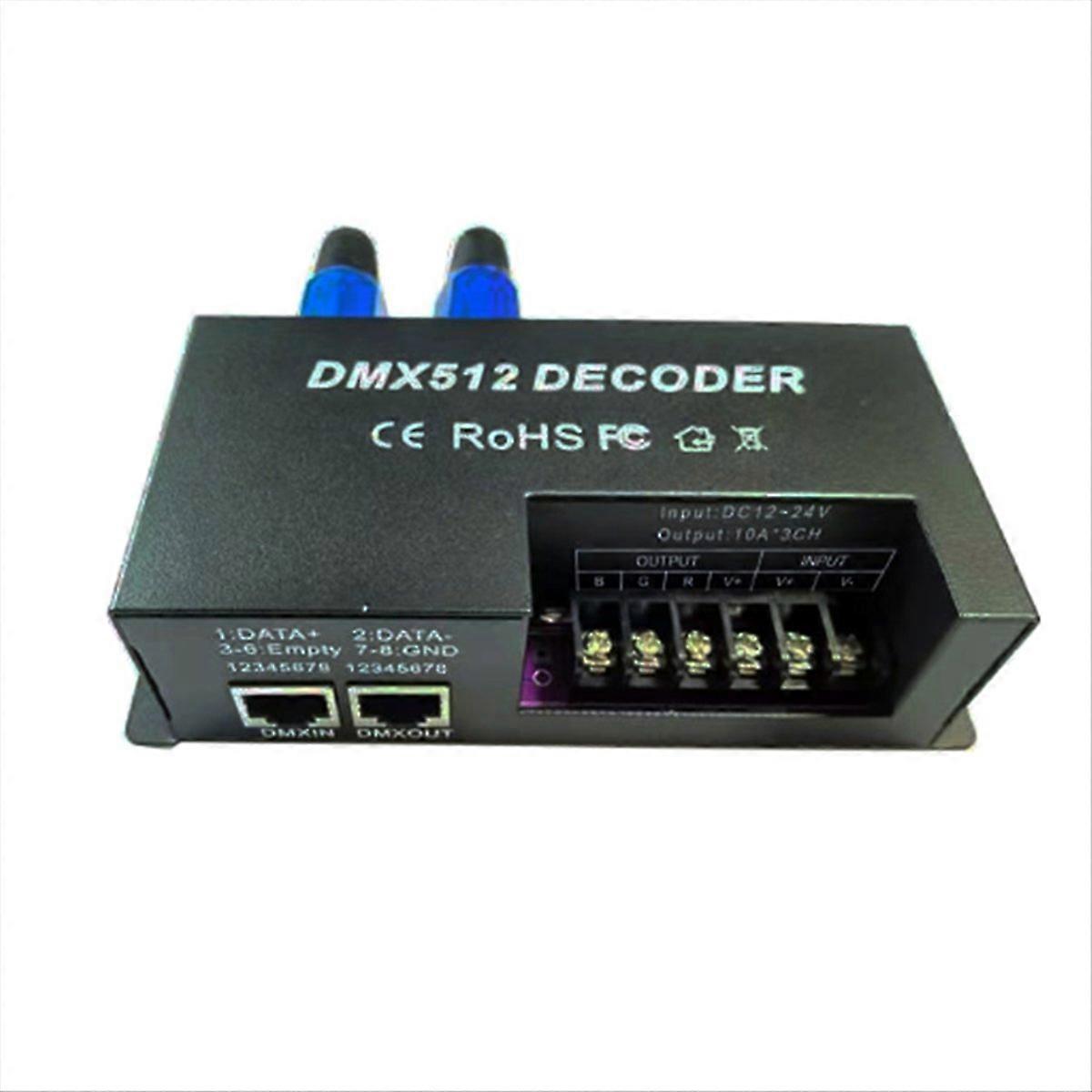 Dmx Led Decoder 3 Channel dmx decoder rgb led strip controller DMX | Bodega Aurrera en ...