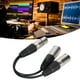 thumbnail image 3 of Cable XLR, Cable De Conexión De Rendimiento Estable Y Duradero Supresión De Ruido Cable Balanceado De Audio Profesional Para Adaptador De Audio, 3 of 7