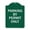 Green & White, variant on SignMission  18 x 24 in. Designer Series Sign - Parking by Permit Only, Green & White