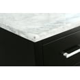 thumbnail image 3 of Design Element London 54" Single Sink Bathroom Vanity Set in Espresso with White Carrera Marble Top, 3 of 9