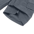 thumbnail image 4 of HappyYEE Men’s Elastic Waist Cargo Shorts, Loose Bermuda Shorts with Multi Pockets, Casual Outdoor Sports Bottoms XXL, 4 of 9