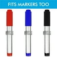 thumbnail image 7 of Magnetic Pen Holder Clips Refrigerator Magnet Pen Marker Clip Holder, Fridge Whiteboard Erase Board Bulletin Board Map Accessories (12), 7 of 7