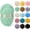 Mint Green, variant on 1 Pcs Chenille Chunky Yarn Super Bulky Soft Thick Fluffy Jumbo Giant Washable Polyester Big Yarn DIY for Arm Knit Blanket Cushion Bed Sofa Home Decor,Light