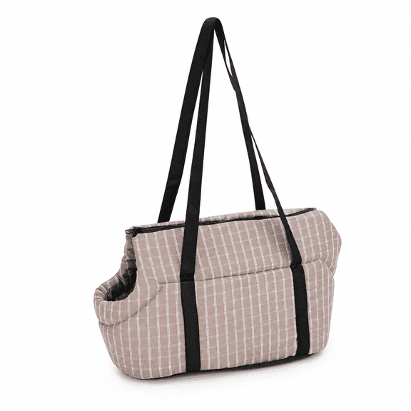 ELORIAH Dog Carrier Purse, Foldable Waterproof Oxford Cloth Pet Travel Tote Bag with Pockets, Portable Handbag for Small Dogs, Cats, and Puppies