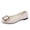 Beige, variant on Shoes for Women Flat-Bottomed Multi-Colored Casual Candy-Colored Work Shoes Color Toe Buckle Cloth Shoes Size 9.5